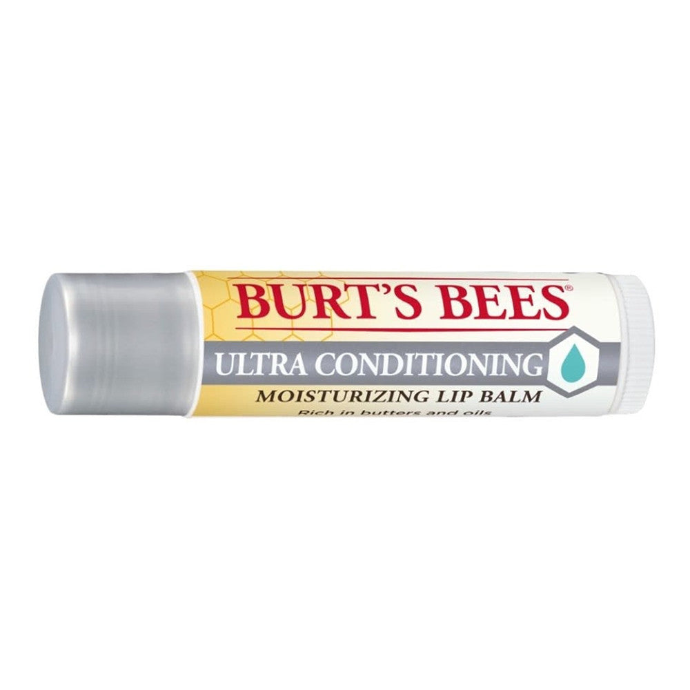 Burts Bees 100% Natural Moisturizing Lip Balm, Ultra Conditioning with Kokum Butter, 1 Ea